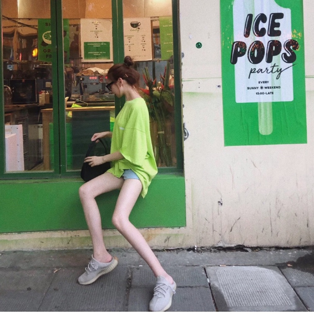 Xoxogoodboy oversized green T-shirt